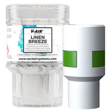 Linen Breeze Air Freshener Refills, V-Air SOLID - 6 Pack V-SOLID-LINEN