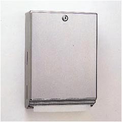 Bobrick Stainless Steel C-Fold/Multifold Towel Dispenser BOB262
