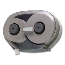 9" Jumbo Toilet Paper Dispenser w/ Stub Roll - Transparent GEN1603