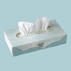 Georgia Pacific Angel Soft™ PS Facial Tissue - Flat Box - 100 Tissues per Box GPC48580