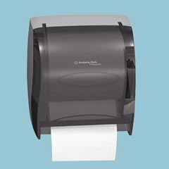 Kimberly Clark Series-i Lev-R-Matic® Roll Towel Dispensers - 1.5" Diameter Core Size - Smoke/Gray KCC09765