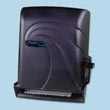 San Jamar Oceans™ Savvy™ Lever Roll Towel Dispenser with Transfer Mechanism - Black SANT1290TBK