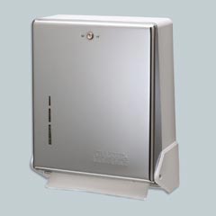 San Jamar True Fold® Metal Front Cabinet - White SANT1905WH