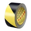 3M™ [5702] Safety Stripe Adhesive Backed Caution Tape - Black/Yellow - 2" W x 108' L Roll