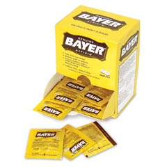 Acme United [12408] Bayer® Aspirin - 50 Packs Per Box