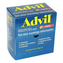 Acme United [15000] Advil® Ibuprofen Tablets - 50 Packs Per Box