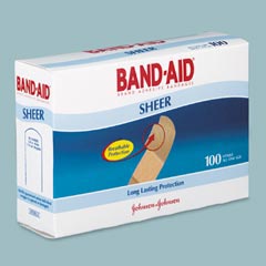 Johnson &amp; Johnson BAND-AID® Brand Sheer Adhesive Strips JON4634
