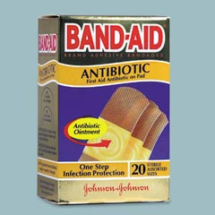 Johnson &amp; Johnson BAND-AID® Brand Antibiotic Adhesive Bandages JON5711