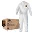 A20 EBC Coveralls, MICROFORCE SMS Fabric, White, XL - 24 Pack KCC49104                                          