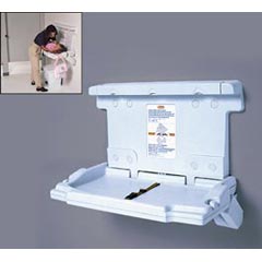 Rubbermaid Commercial Sturdy Station 2™ Changing Table - Protective Liners RCP7817WHI