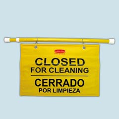 Rubbermaid Commercial Site Safety Hanging Sign RCP9S16YEL