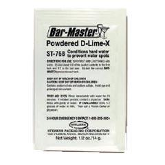 Stearns Bar Master® ST-768 Powdered D-Lime-X Hard Water Conditioner - (100) .5 wt. oz. Packets