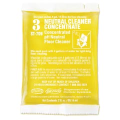 Stearns One Packs™ ST-709 Neutral Cleaner Concentrate - (72) 2 fl. oz. Packets