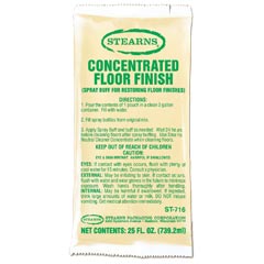 Stearns One Packs™ ST-716 Concentrated Floor Finish - (18) 25 fl. oz. Packets