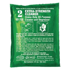 Stearns One Packs™ ST-732 Extra-Strength Cleaner - (72) 2 fl. oz. Packets