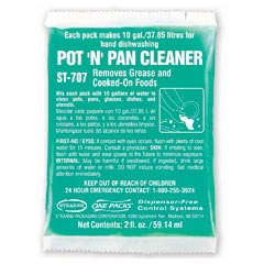 Stearns One Packs™ ST-707 Pot 'N' Pan Cleaner - (72) 2 fl. oz. Packets