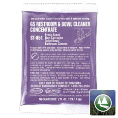 Stearns One Packs™ ST-851 GS Restroom &amp; Bowl Cleaner Liquid Concentrate - (72) 2 fl. oz. Packets
