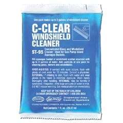 Stearns One Packs™ ST-95 C-Clear Windshield Cleaner - (144) 1 fl. oz. Packets
