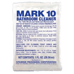 Stearns Quik Tank ST-746 Mark 10 Bathroom Cleaner - (10) 10 fl. oz. Packets
