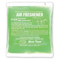 Stearns Quik Tank ST-819 Air Freshener - (10) 10 fl. oz. Packets