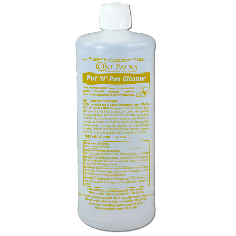 Stearns Pot 'N' Pan Cleaner 32 oz. Bottle w/ Flip Cap UnoClean