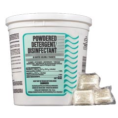 Stearns Water Flakes® ST-794 Powdered Detergent/Disinfectant - (2) 90 x 0.5 wt. oz. Pails