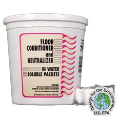 Stearns Water Flakes® ST-796 Floor Conditioner &amp; Neutralizer - (2) 90 x 0.5 wt. oz. Pails