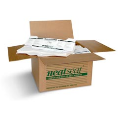 Sanitor 3350 NeatSeat® Disposable Toilet Seat Cover Refills - 5,000 Covers - (40) 125 Seat Pads