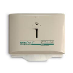 Sanitor FH33BE NeatSeat® Disposable Toilet Seat Cover Dispenser - Beige Metal