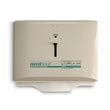 Sanitor FH33BE NeatSeat® Disposable Toilet Seat Cover Dispenser - Beige Metal NS-FH33-BE