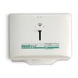 Sanitor FH33WH NeatSeat® Disposable Toilet Seat Cover Dispenser - White Metal
