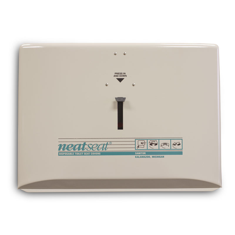 Sanitor FH33BE NeatSeat Disposable Toilet Seat Cover Dispenser Beige