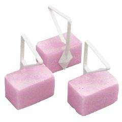 Krystal [B04] Para Deodorant Toilet Bowl Block - Cherry Fragrance - (12) 12 4 oz. Block Boxes