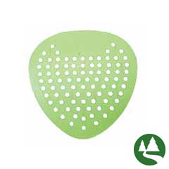 Krystal [EGEM72HML] Gem Deodorizing Urinal Screens - Green - Herbal Mint Fragrance - 12 Pack