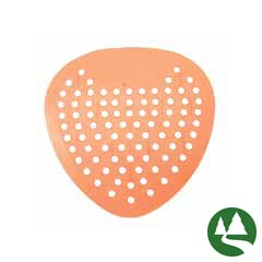 Krystal [EGEM72MGL] Gem Deodorizing Urinal Screens - Orange - Mango Fragrance - 12 Pack