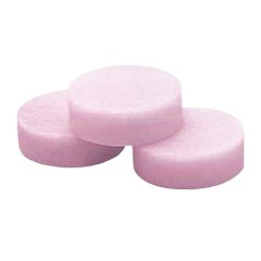 Krystal [U04] Para Urinal Deodorizer Blocks - Cherry Fragrance - 4 oz. - (12) 12 Packs
