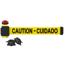 Caution - Cuidado Magnetic Safety Banner w/ Light Kit