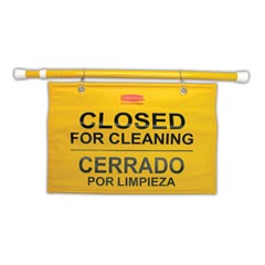 Rubbermaid Commercial Site Safety Hanging Sign RCP9S16YEL