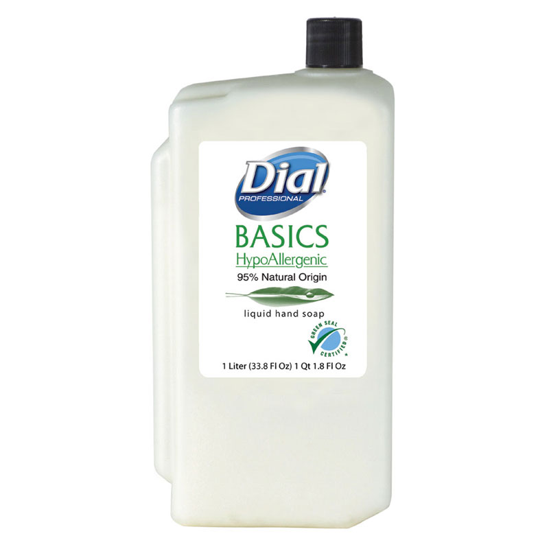 Basics Hypoallergenic Liquid Soap, White Pearl, Honeysuckle, 1 Liter
