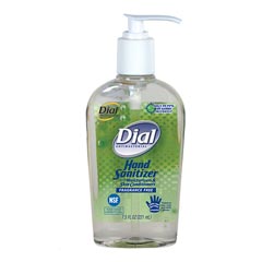Dial® [01585] Antibacterial Instant Hand Sanitizer w/ Moisturizers - (12) 7.5 oz. Pump Bottles