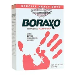 Dial® [02303] Boraxo® Heavy Duty Powdered Hand Soap - (10) 5 lb. Boxes