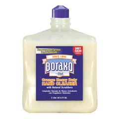 Dial® [02602] Boraxo® Orange Heavy Duty Hand Cleaner w/ Natural Scrubbers - (4) 2-Liter Cartridges