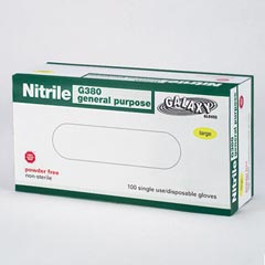 Galaxy Nitrile-General Purpose Gloves - Large GLX380L