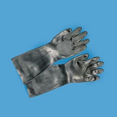 Galaxy Neoprene Flock-Lined Latex Gloves - Medium GLX543M