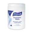 GOJO PURELL® [9010-06] Instant Hand Sanitizing Wipes - 6" x 8" - (6) 175 Wipe Canisters GOJ9010-06
