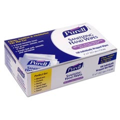 GOJO PURELL® [9022-10] Instant Hand Sanitizing Wipes - (10) 100 Towelette Boxes