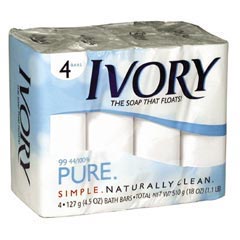 Procter &amp; Gamble [30044] Simply Ivory® Bar Hand Soap - (72) 4.5 oz. Bars