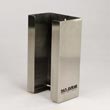 San Jamar Stainless Steel Single-Box Disposable Glove Dispenser SANG0801