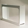 San Jamar White Enamel Three-Box Disposable Glove Dispenser SANG0804