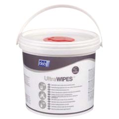 Deb® [ULT150W] Ultra Wipes Heavy Duty Hand Cleansing Towels - (1) 150-Count Plastic Tub